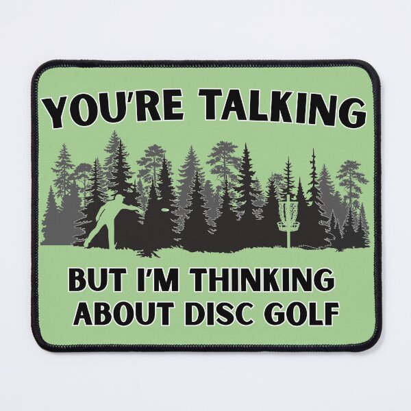 Item preview, Thinking about disc golf designed and sold by HeathWayPrints.