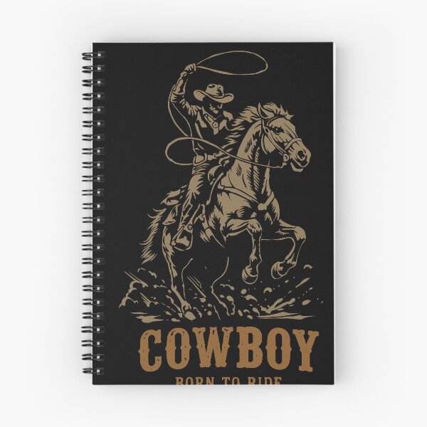 Item preview, Cowboy Born To Ride Vintage Rodeo Horse Western T-Shirt designed and sold by phsycartwork.