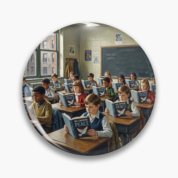 Item preview, We Choose Peace Classroom designed and sold by Home Decor Art.