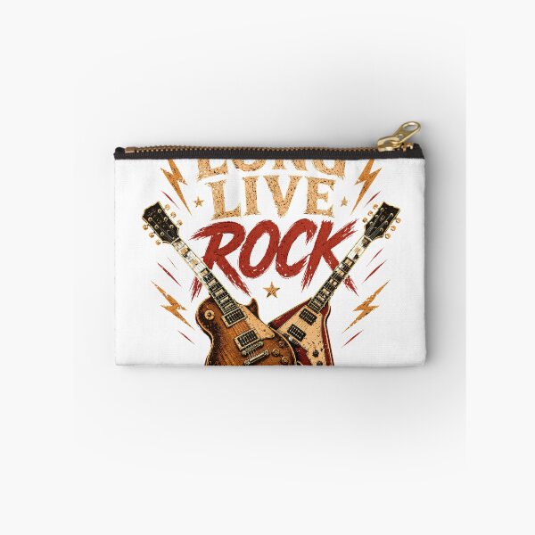 Item preview, Long Live Rock | Vintage Skull Guitar Rock Music T-Shirt designed and sold by CalmMandala.