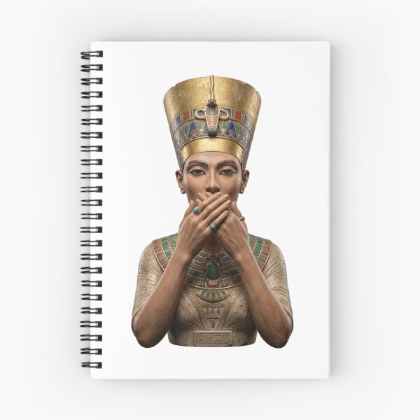 Item preview, Queen Nefertiti See No Evil | Ancient Egyptian Royal Portrait with Scarab Symbol designed and sold by Queen Cleopatra.