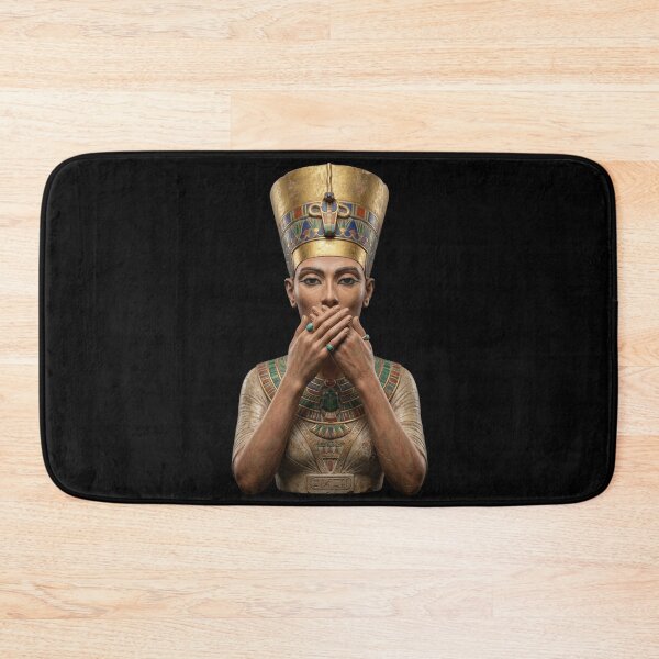 Item preview, Queen Nefertiti See No Evil | Ancient Egyptian Royal Portrait with Scarab Symbol designed and sold by Queen Cleopatra.