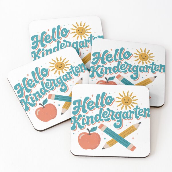 Item preview, Hello Kindergarten Retro Groovy Back to School Teacher Shirt designed and sold by Fanous.