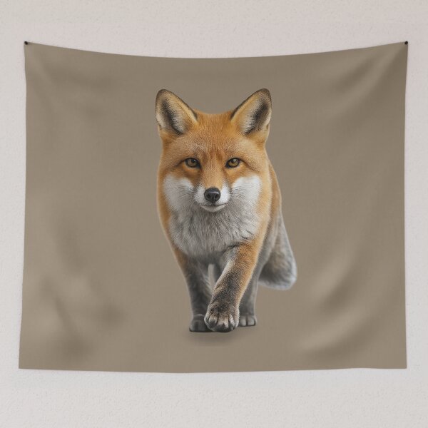 Item preview, Fox Approaching Wildlife Portrait designed and sold by BROHLine Studio.