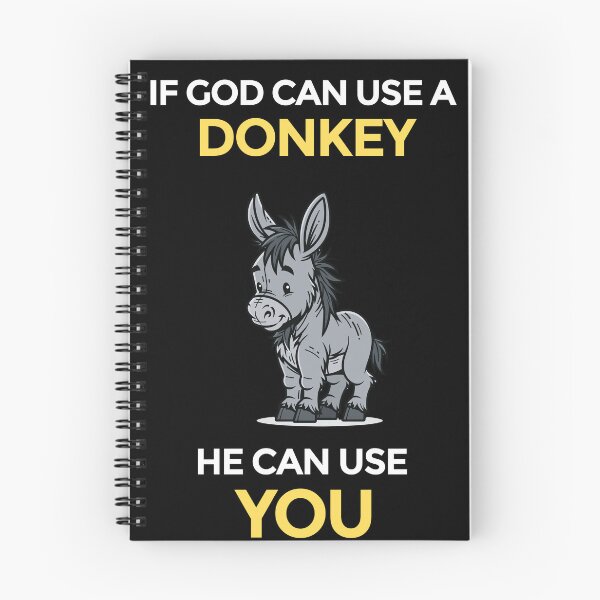 Item preview, If God Can Use A Donkey He Can Use You Christian designed and sold by VectorForge.