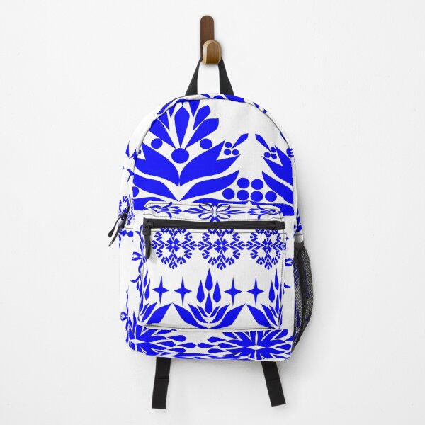 Item preview, Vintage Blue Floral Border Collection with Scandinavian Folk Art Geometric Ornament Vector designed and sold by Ei-Ei.