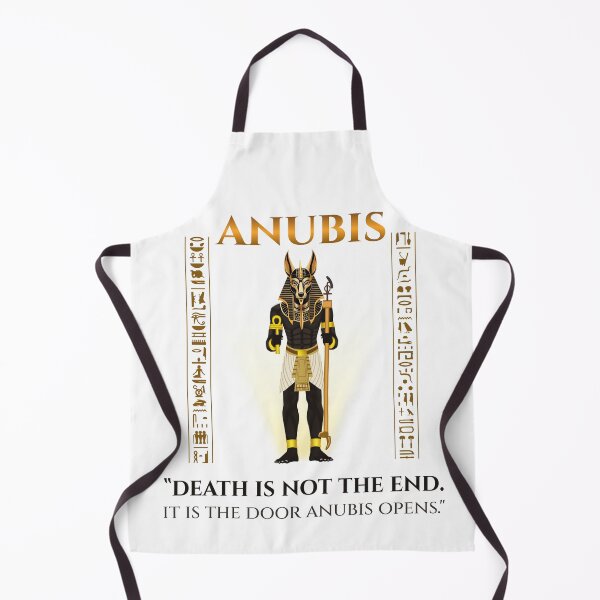 Item preview, Anubis · Death Is Not The End It Is The Door Anubis Opens · Egyptian Afterlife Art · Ancient Egypt designed and sold by PharaohDArt.