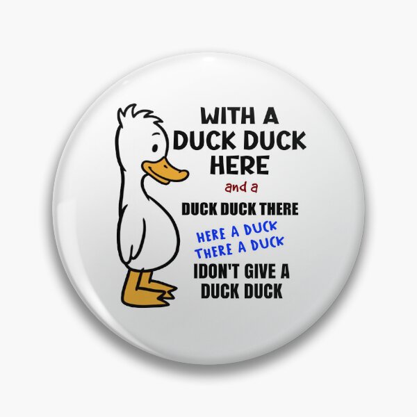 Item preview, Here a Duck There a Duck | Funny Cartoon Duck designed and sold by WonderWaresGifts.