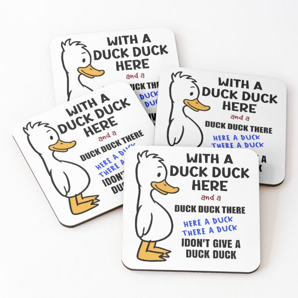 Item preview, Here a Duck There a Duck | Funny Cartoon Duck designed and sold by WonderWaresGifts.