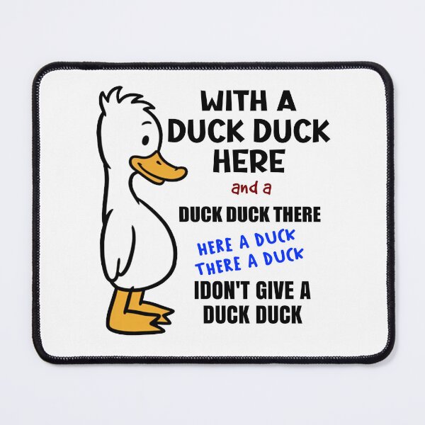 Item preview, Here a Duck There a Duck | Funny Cartoon Duck designed and sold by WonderWaresGifts.