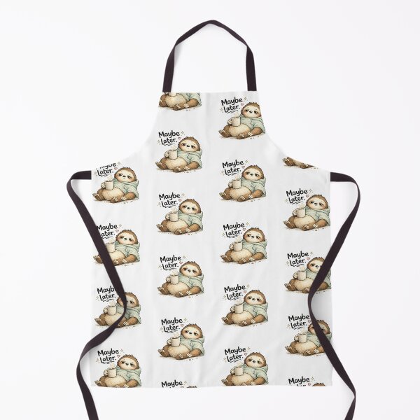 Item preview, Maybe Later Sloth Sticker | Cute Lazy Sloth Meme designed and sold by Doodle ⭐⭐⭐⭐⭐.