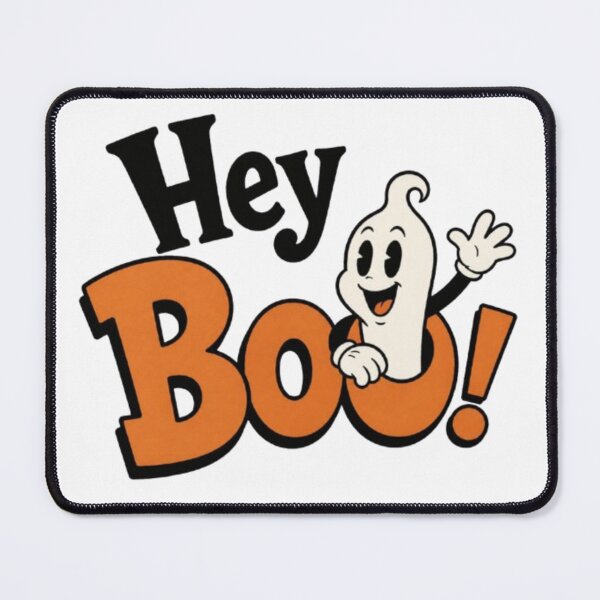 Item preview, Hey Boo Vintage Retro Typography Ghost Halloween designed and sold by Nathaphat514.