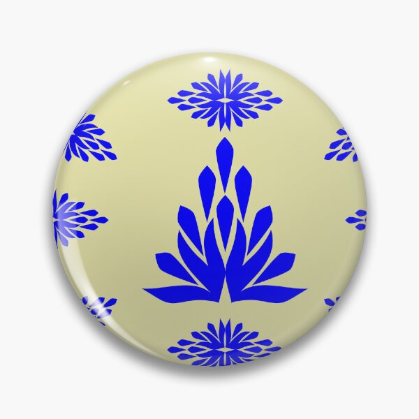 Item preview, Blue Scandinavian Folk Floral Frame with Vintage Botanical Ornament Vector designed and sold by Ei-Ei.