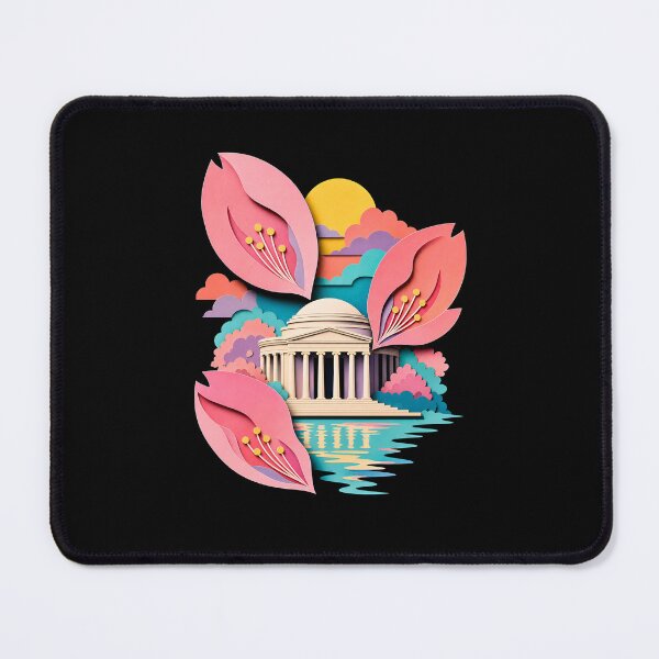 Item preview, Washington DC: Pastel Jefferson Memorial Bloom designed and sold by Fenay Designs.