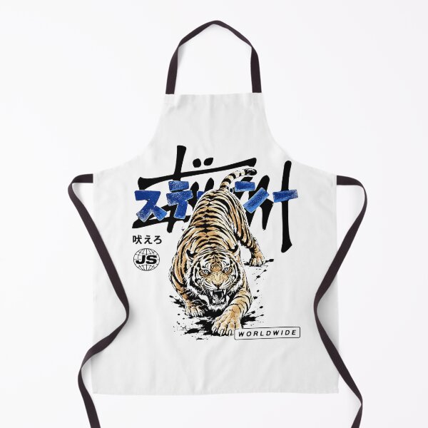 Item preview, Roaring Tiger Blue Japanese Letters Streetwear Graphic designed and sold by Jurassic Stitch.