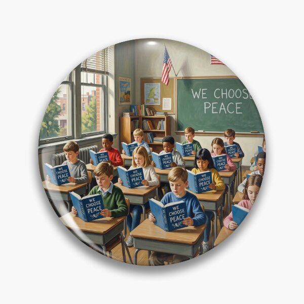 Item preview, We Choose Peace Classroom designed and sold by Home Decor Art.