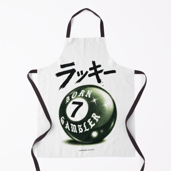 Item preview, Born Gambler Green Lucky 7 Ball Streetwear Graphic designed and sold by Jurassic Stitch.