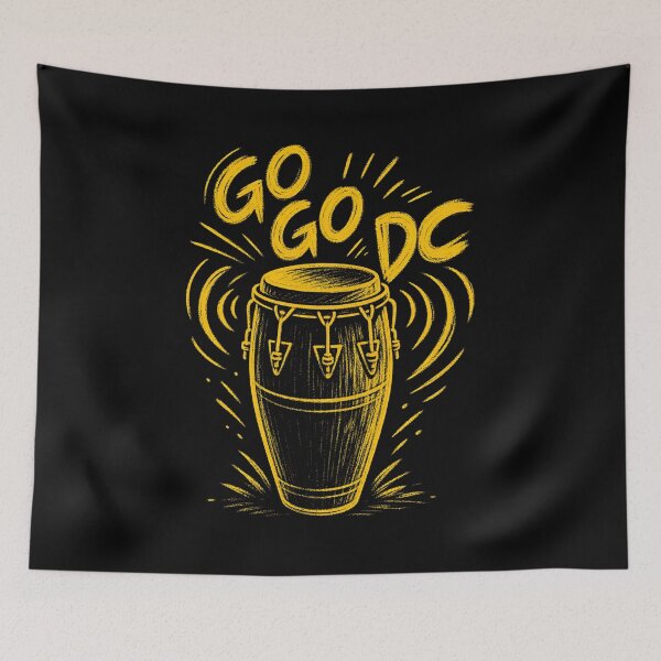 Item preview, Washington DC Go-Go: Golden Conga Rhythm designed and sold by Fenay Designs.