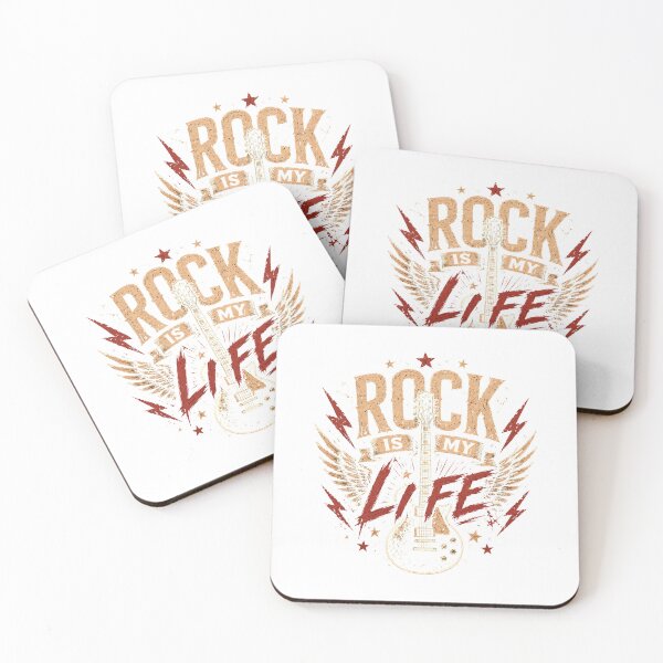 Item preview, Rock Is My Life | Vintage Guitar Rock Music T-Shirt designed and sold by CalmMandala.