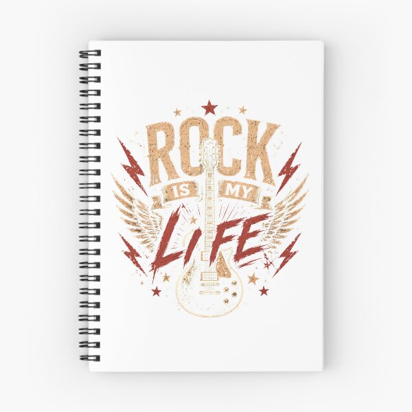 Item preview, Rock Is My Life | Vintage Guitar Rock Music T-Shirt designed and sold by CalmMandala.