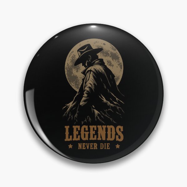 Item preview, Legends Never Die Cowboy Vintage Western Moon T-Shirt designed and sold by phsycartwork.