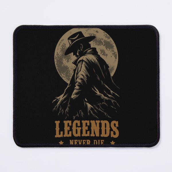 Item preview, Legends Never Die Cowboy Vintage Western Moon T-Shirt designed and sold by phsycartwork.