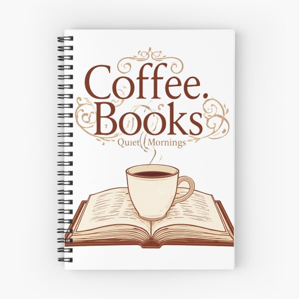 Item preview, Coffee Books Minimalist Typography | Book Lover & Coffee Lover Aesthetic T-Shirt designed and sold by rsuniquestyle.