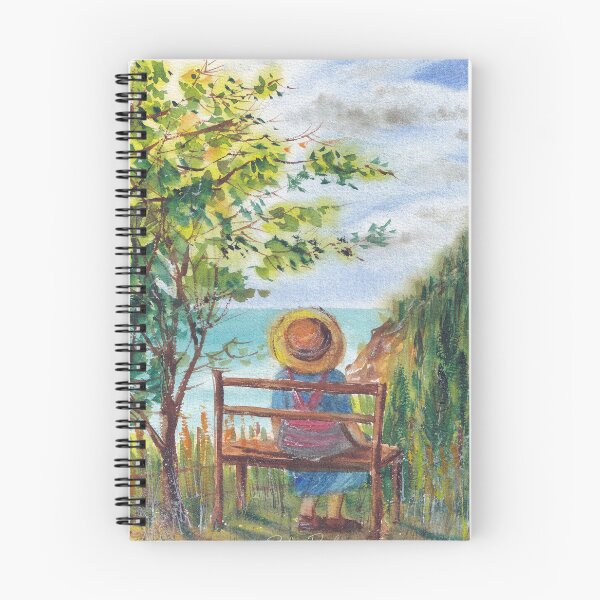 Item preview, Farmer sitting by the seaside and hill designed and sold by SoupSouka.