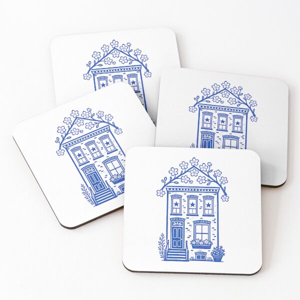 Item preview, Washington DC: Blue Rowhouse Blossom Arch designed and sold by Fenay Designs.