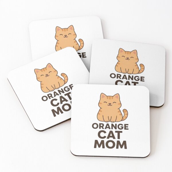 Item preview, Cute Orange Tabby Cat Mom Minimalist Kawaii Kitty Lover Gift Illustration designed and sold by Charonde.