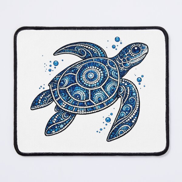 Item preview, Blue Sea Turtle Aboriginal Art designed and sold by sonorian.