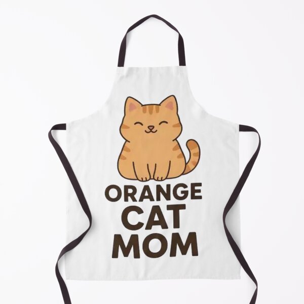 Item preview, Cute Orange Tabby Cat Mom Minimalist Kawaii Kitty Lover Gift Illustration designed and sold by Charonde.