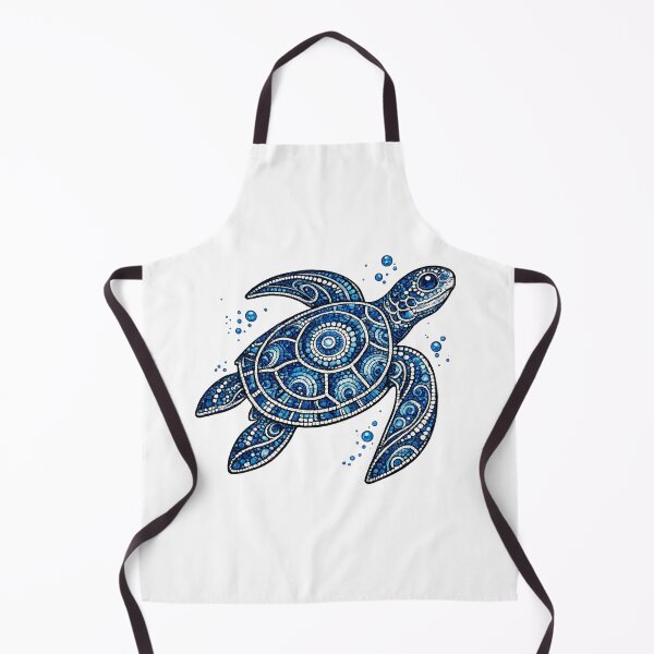 Item preview, Blue Sea Turtle Aboriginal Art designed and sold by sonorian.