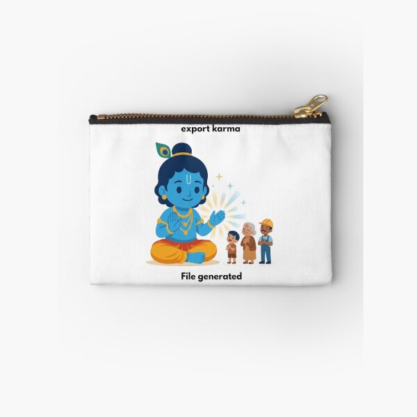 Item preview, export karma | JavaScript Developer Sticker | Tech Humor designed and sold by BhaktiByte.