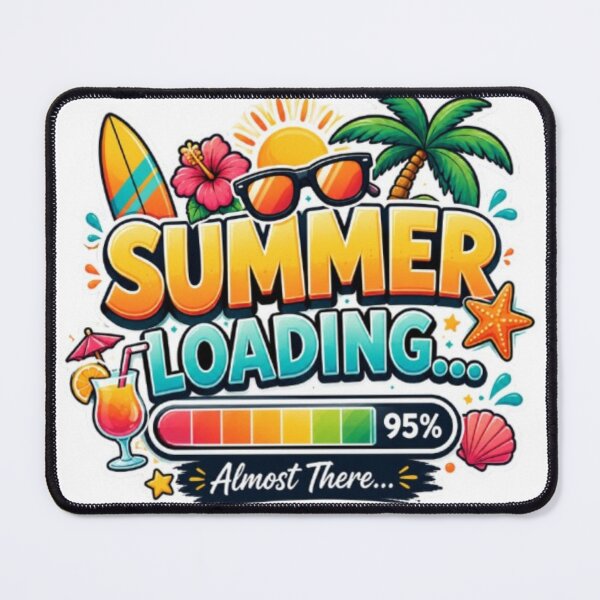 Item preview, Summer Loading... 99% Vacation Incoming | Funny Beach Vacation Sticker Style designed and sold by Salma.Store.