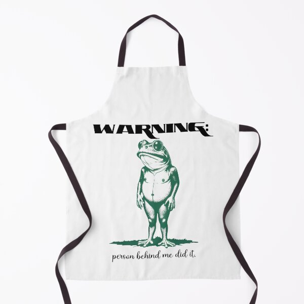 Item preview, Person Behind Me | Creepy Anthropomorphic Frog designed and sold by WonderWaresGifts.