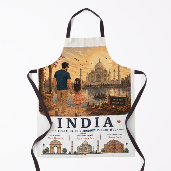 Item preview, India Father Daughter Duo Our Journey Is Beautiful designed and sold by BagFactoryUK.