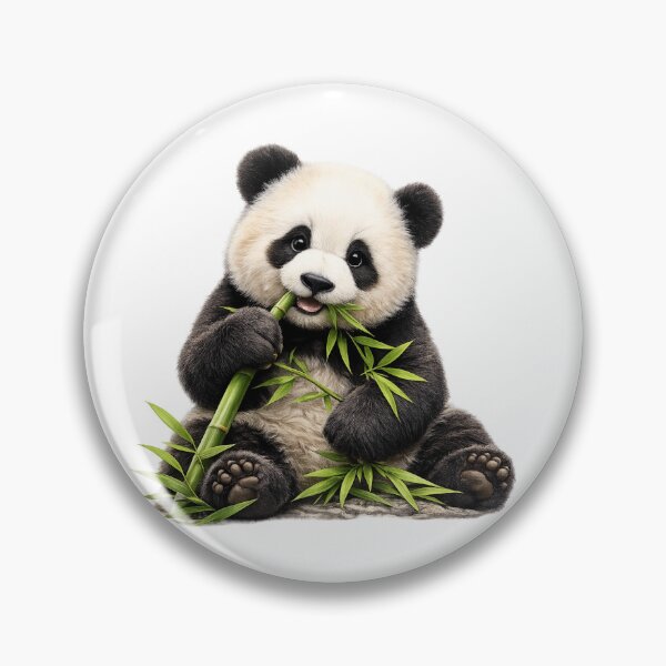 Item preview, Cute Giant Panda Bamboo Bear | Adorable Panda Wildlife Illustration designed and sold by Fabrifrank.