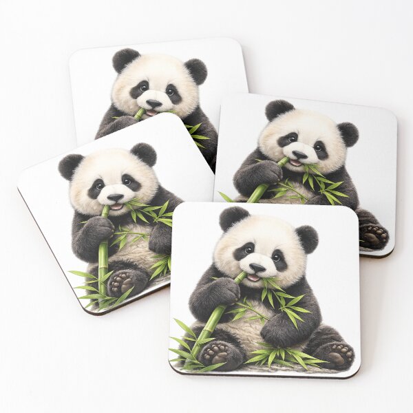 Item preview, Cute Giant Panda Bamboo Bear | Adorable Panda Wildlife Illustration designed and sold by Fabrifrank.