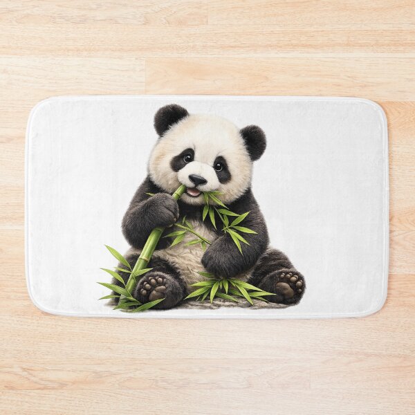 Item preview, Cute Giant Panda Bamboo Bear | Adorable Panda Wildlife Illustration designed and sold by Fabrifrank.