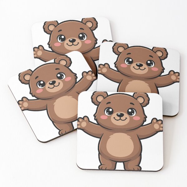 Item preview, Cute Bear Hug Emoji Icon designed and sold by pumsquare.