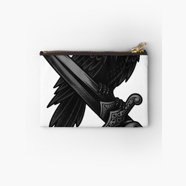 Item preview, Raven with Dagger Tattoo Flash designed and sold by IllumeInk.