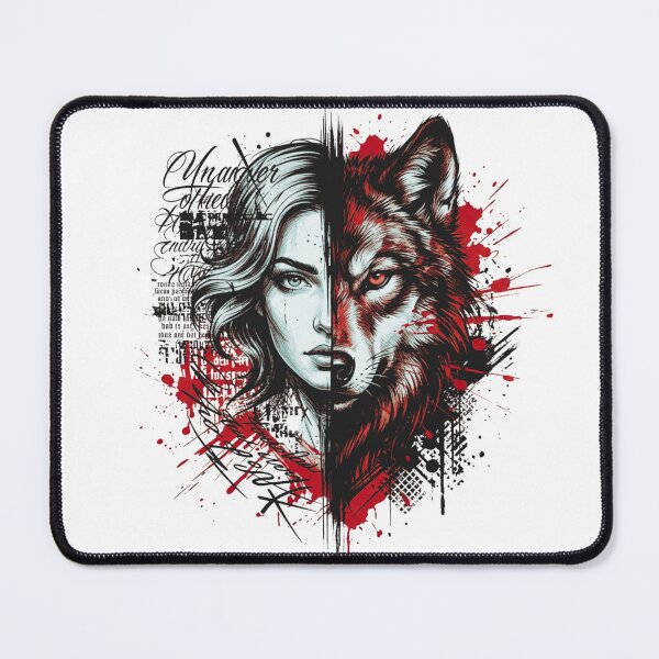 Item preview, Dual Nature: The Woman and the Wolf Within designed and sold by GabeMountainArt.