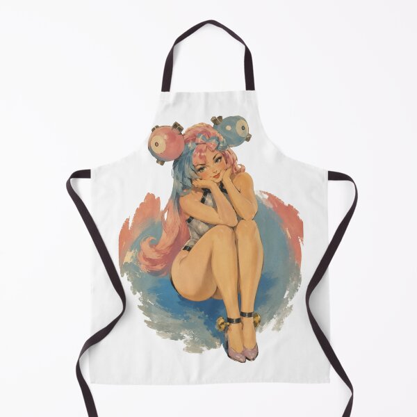 Item preview, Pastel Anime Pin Up Girl | Cute Original Retro Illustration designed and sold by Cosplayvintage.