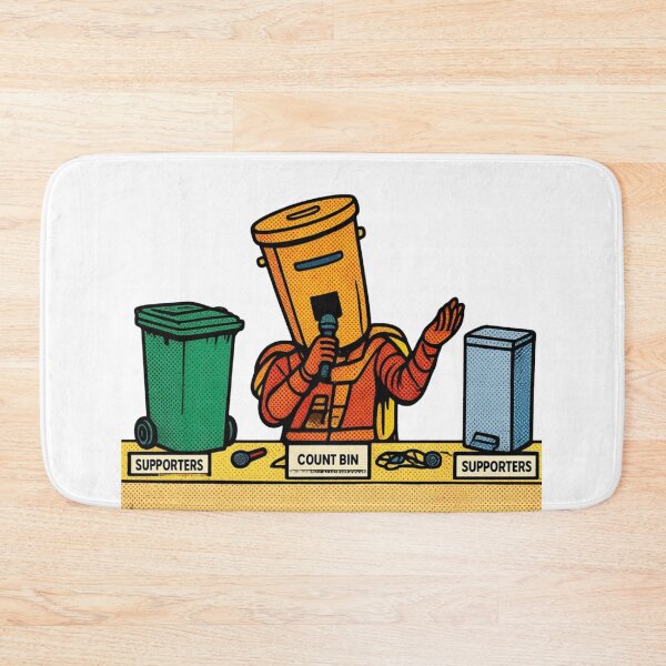 Item preview, Count Binface at the Debate Stage – Funny Political Satire Pop Art Design designed and sold by Palette & Hue.