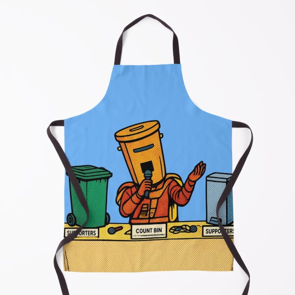Item preview, Count Binface at the Debate Stage – Funny Political Satire Pop Art Design designed and sold by Palette & Hue.