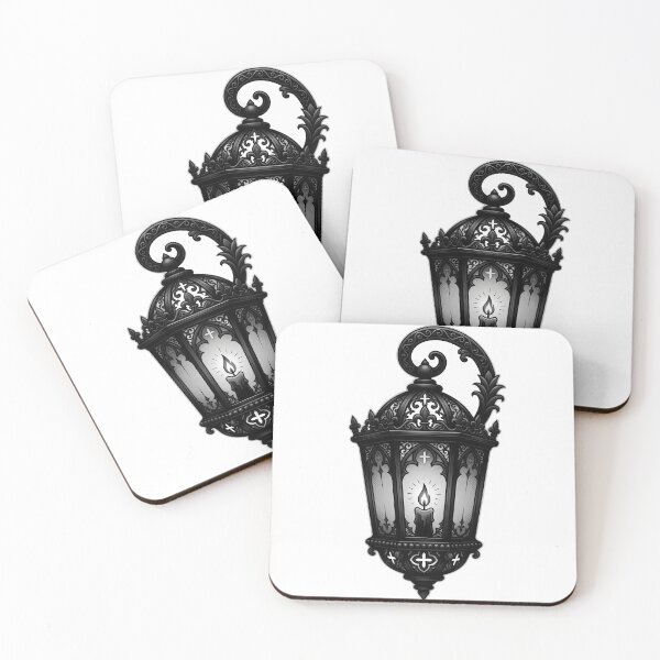 Item preview, Gothic Lantern Tattoo Flash designed and sold by IllumeInk.