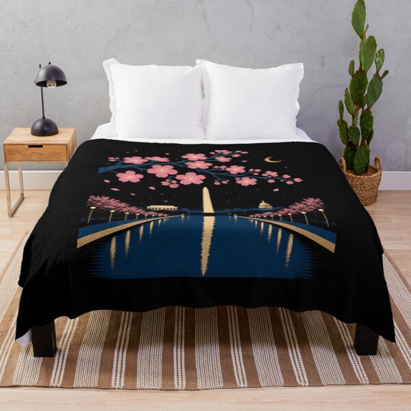 Item preview, Washington DC: Cherry Blossom Moon over the Mall designed and sold by Fenay Designs.