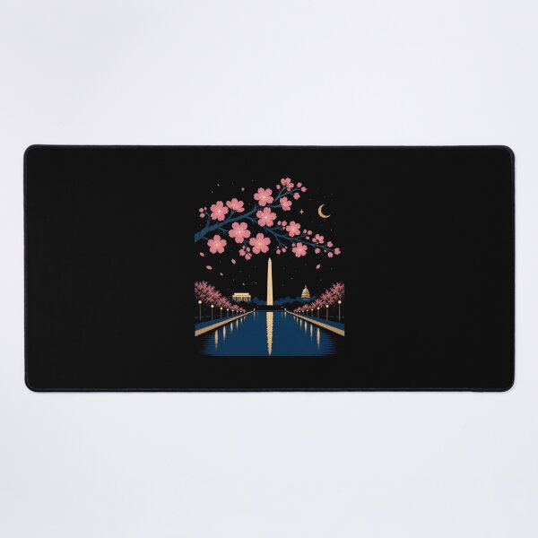 Item preview, Washington DC: Cherry Blossom Moon over the Mall designed and sold by Fenay Designs.