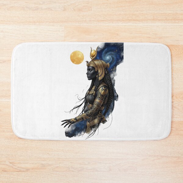 Item preview, Egyptian Moon Goddess Art | Ancient Queen Portrait with Celestial Egyptian Mythology designed and sold by Queen Cleopatra.
